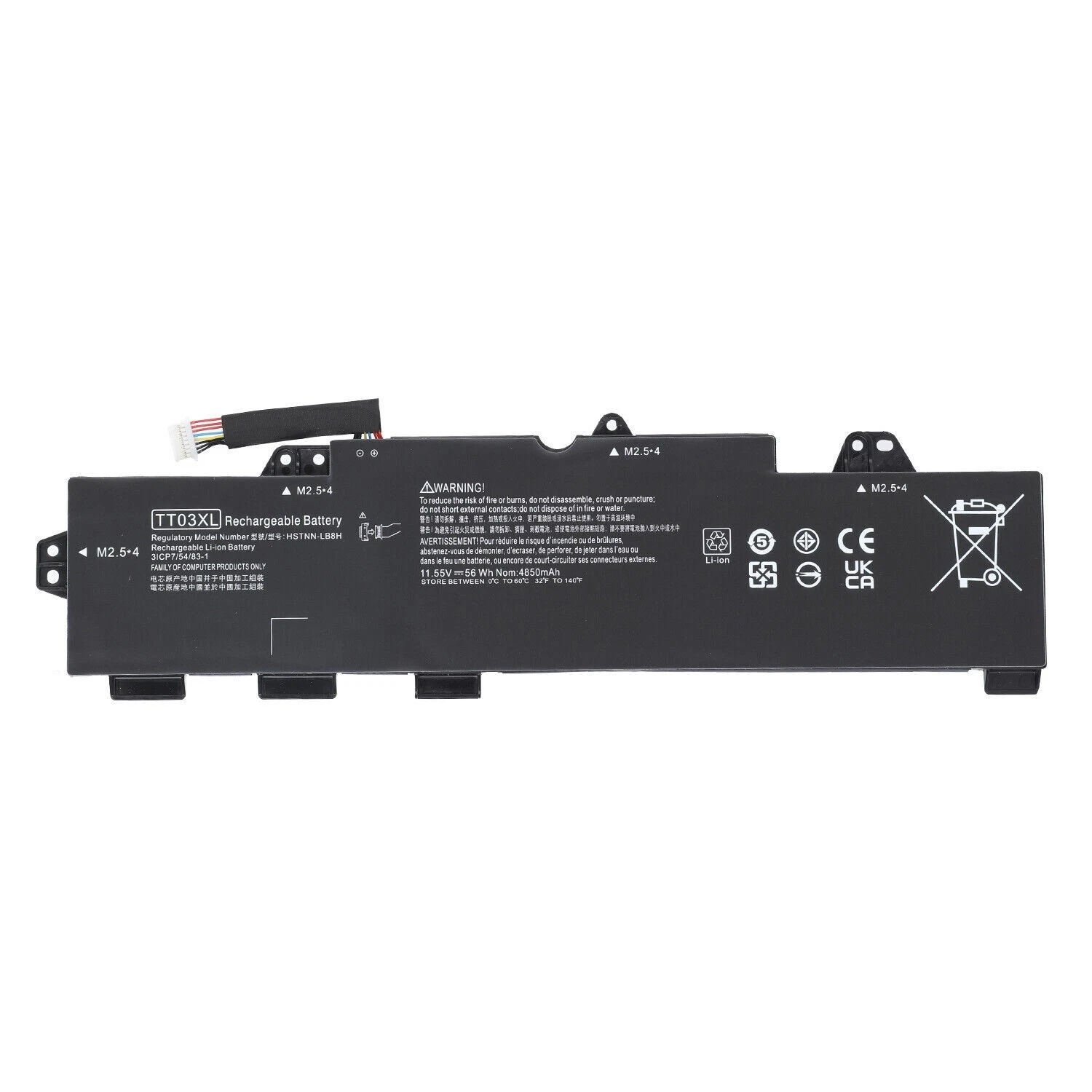 TT03XL INTERNAL BATTERY
